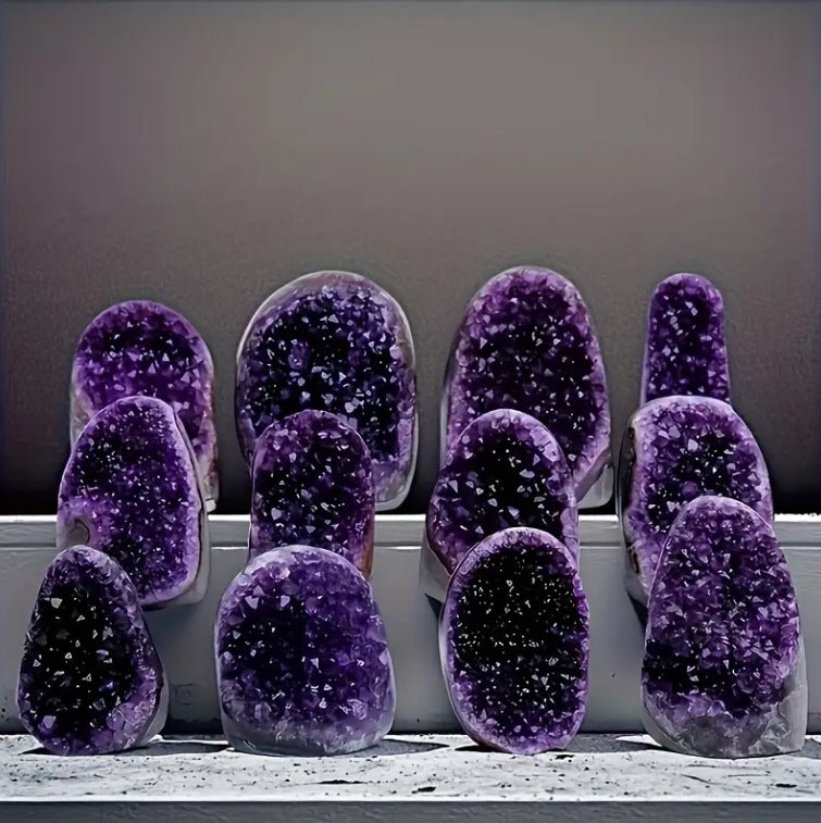 Sale Natural Amethyst Array Brazil Deep Amethyst Array Home Office Crystal Crafts Decoration Ornaments - Image 3